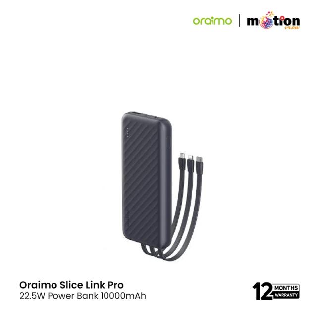 Oraimo Slice Link Pro 10000mAh 22.5W Power Bank (OPB-P7101) 