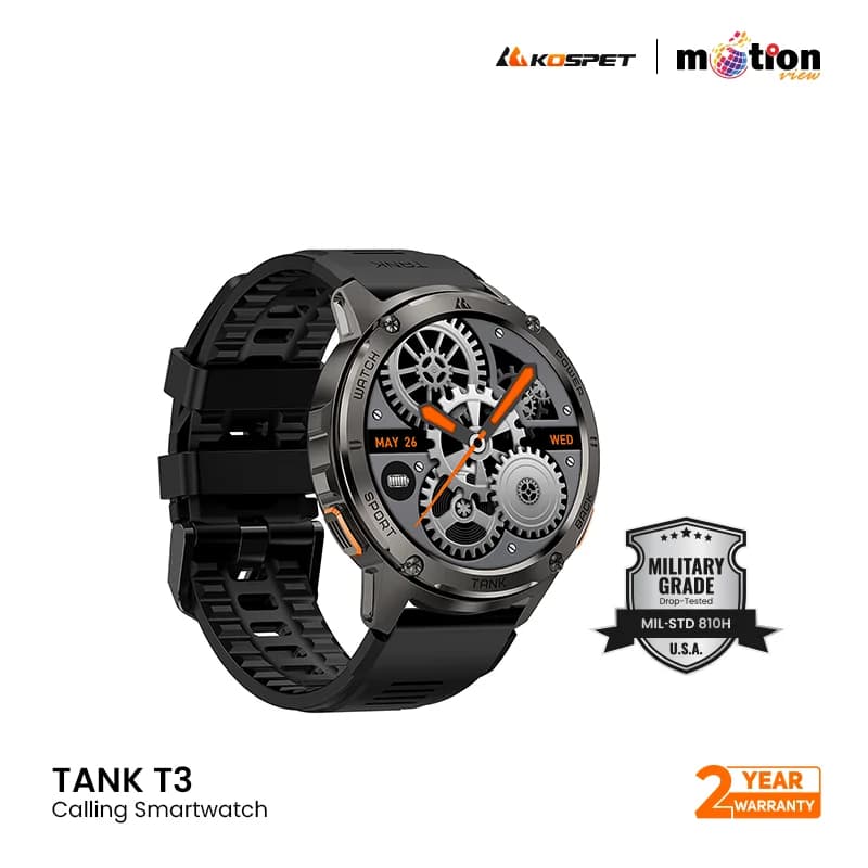 KOSPET TANK T3  Smartwatch Black color