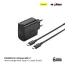 FONENG PD 45W GaN USB-C Wall Charger With Type-C Cable (EU62)