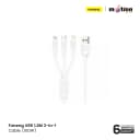 Foneng X80 1.2m 3-in-1 USB to USB-C