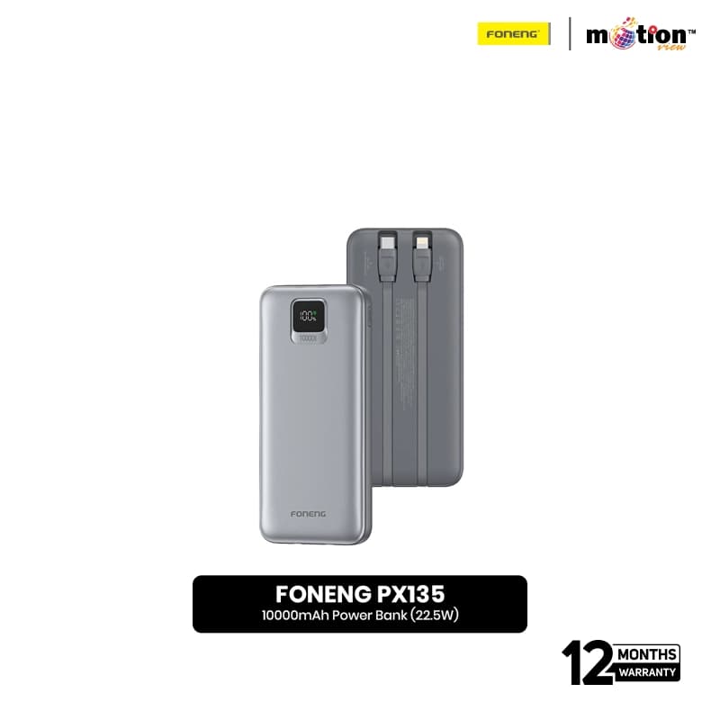 FONENG (PX135) 10000mah 22.5w Fast Charging Power Bank