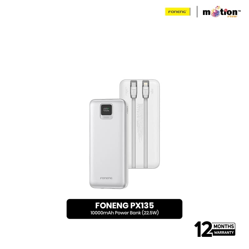 FONENG (PX135) 10000mah 22.5w Fast Charging Power Bank