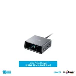 Anker Prime Charger (250W, 6 Ports, GaNPrime)