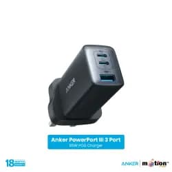 Anker PowerPort III 3 Port 65W POD Charger