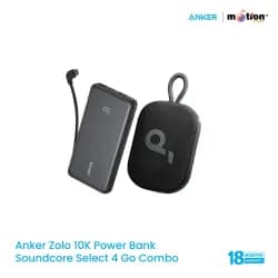 Anker Combo Soundcore Select 4 Go & Zolo 22.5w 10000mAh Power Bank