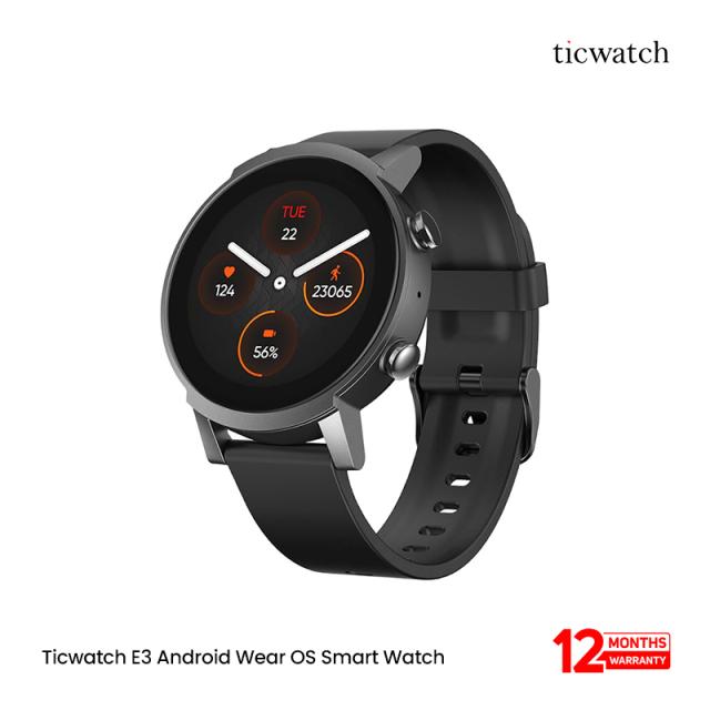 TicWatch E3 Android Wear OS Smart Watch