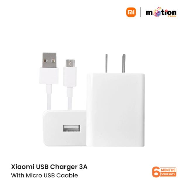 Xiaomi 3A Charger With  Micro USB Cable