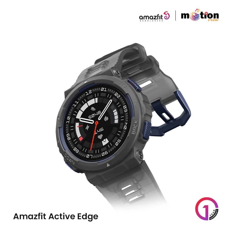 Amazfit Active Edge Smart Watch Midnight Pulse