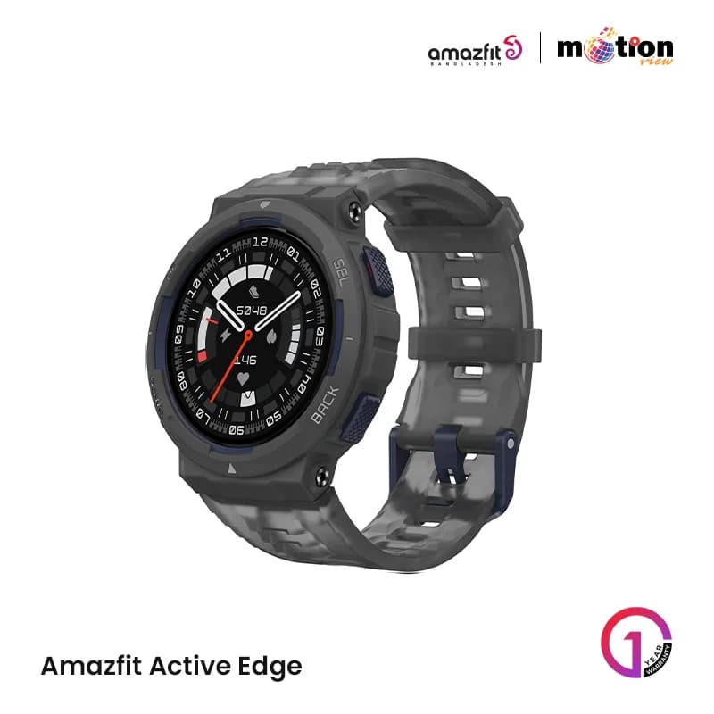 Amazfit Active Edge Smart Watch Midnight Pulse
