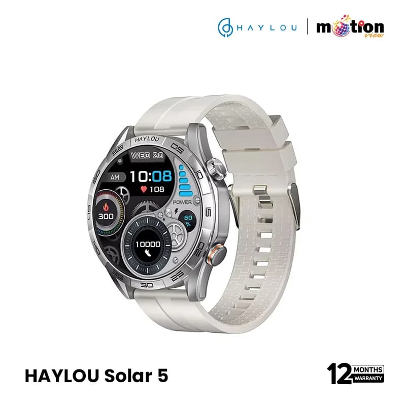 Haylou Solar 5 BT Calling Smartwatch silver