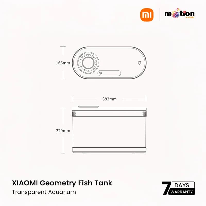 Xiaomi Geometry Fish Tank Transparent Aquarium