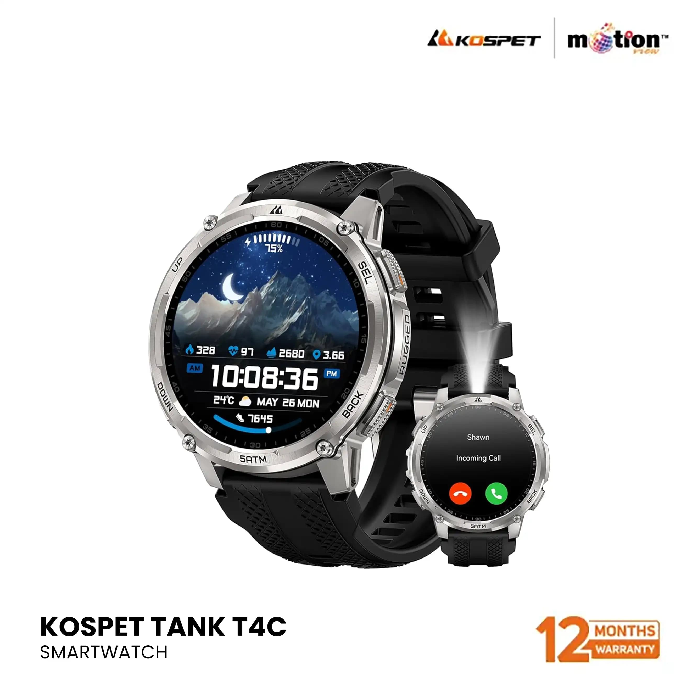 KOSPET TANK T4C Smartwatch silver