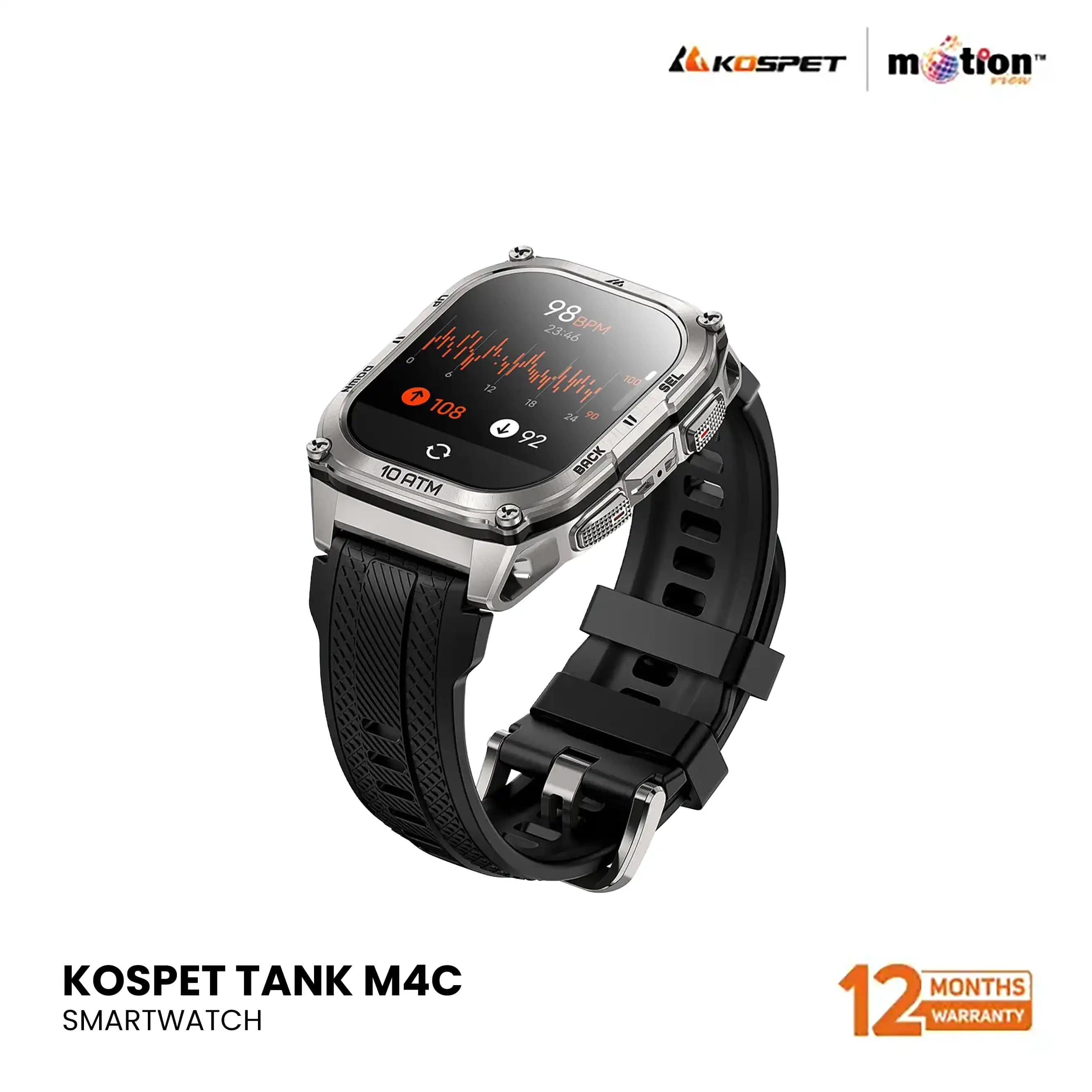 KOSPET TANK M4C Smartwatch silver